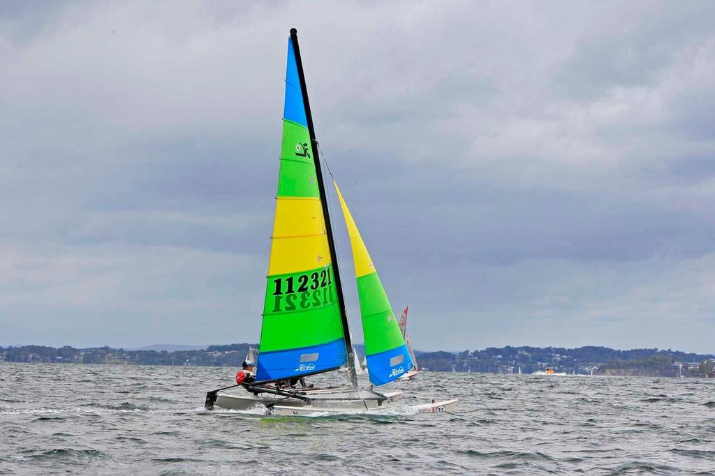 2014 SLAM Combine High School Championships - Hobie 16 ’Off Tap’ finishing 3rd © Chris Munro - Red Hot Shotz Spors Photography https://www.flickr.com/people/redhotshotz/